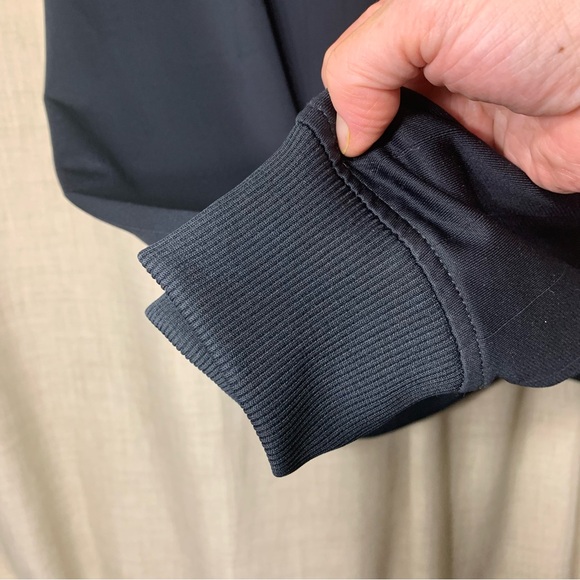 FootJoy Black Golf Sweater 1/2 Zip Sz L Long Sleeve Pullover Embroidered Logo - Picture 5 of 14